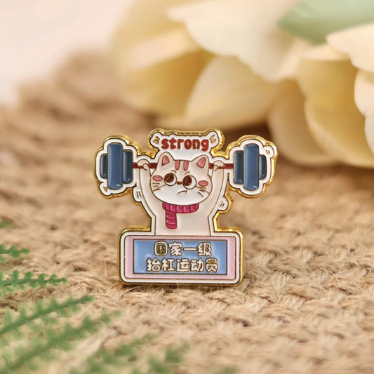 Strong Cat Badge