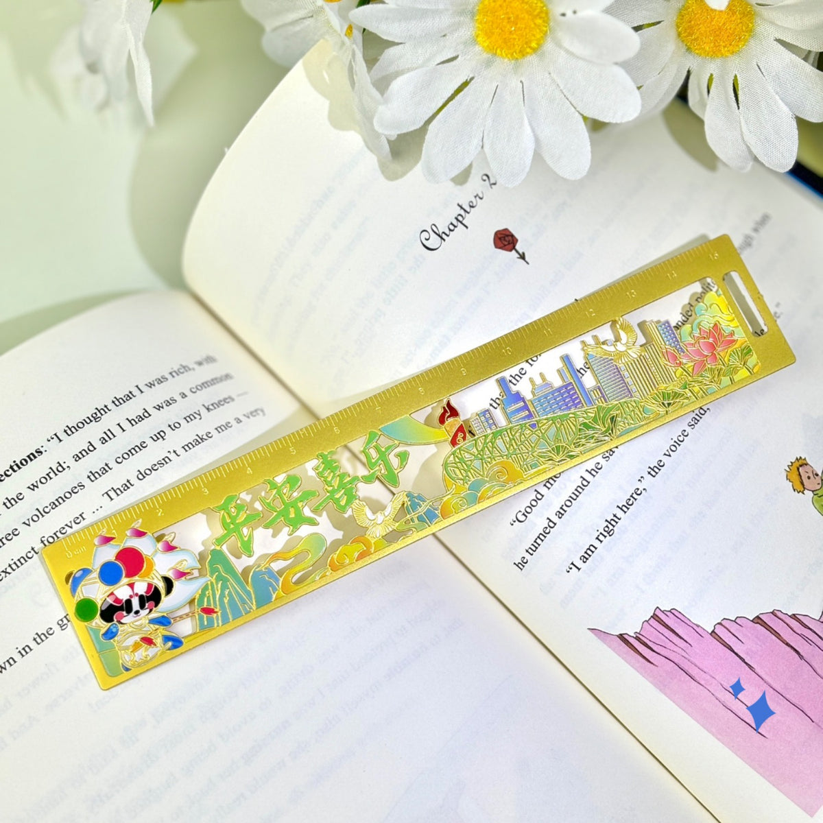 Peace & Love Bookmark& Ruler