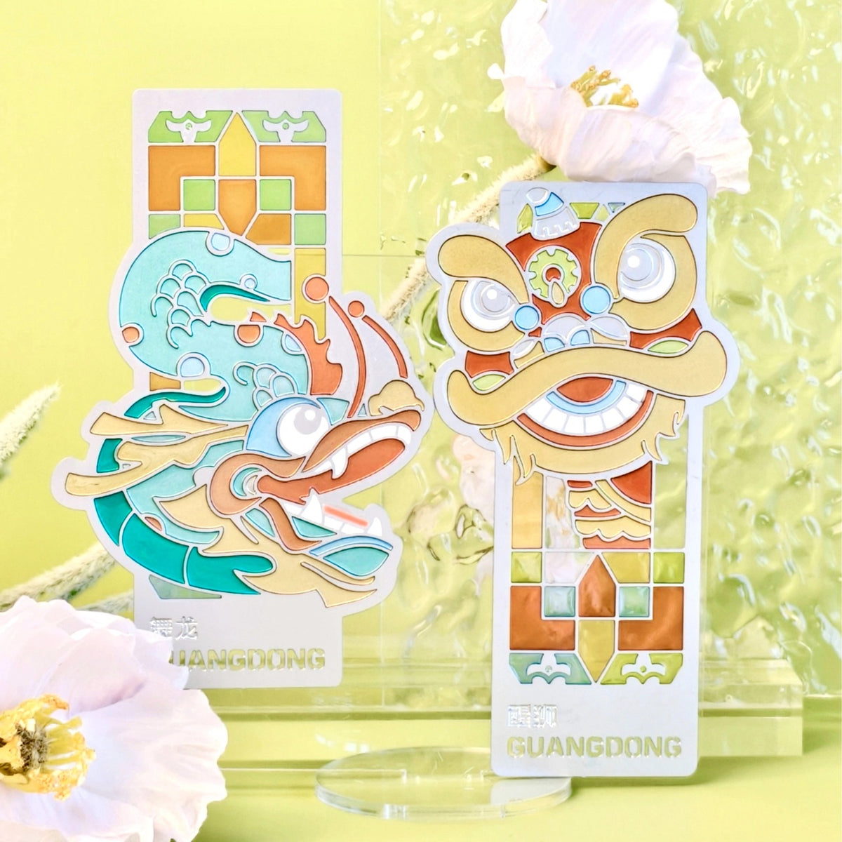 Lion and Dragon Bookmark