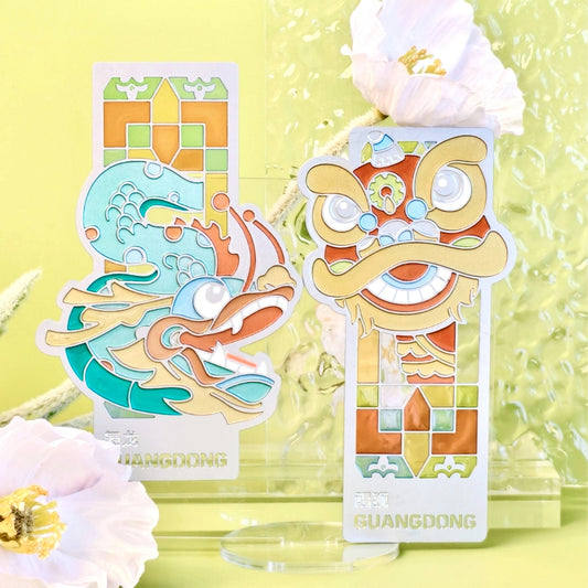 Lion and Dragon Bookmark