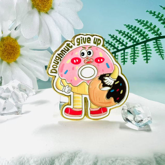 Doughnut Give Up Badge