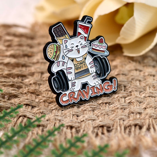 Fitness Cat Badge