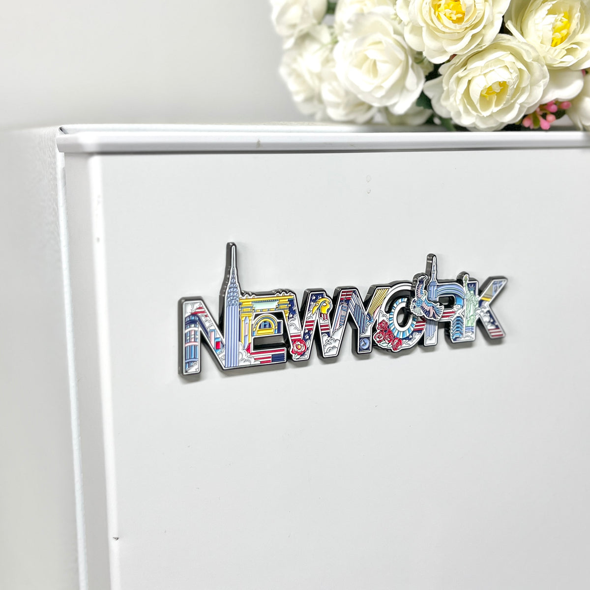 New York Lettering Fridge Magnet